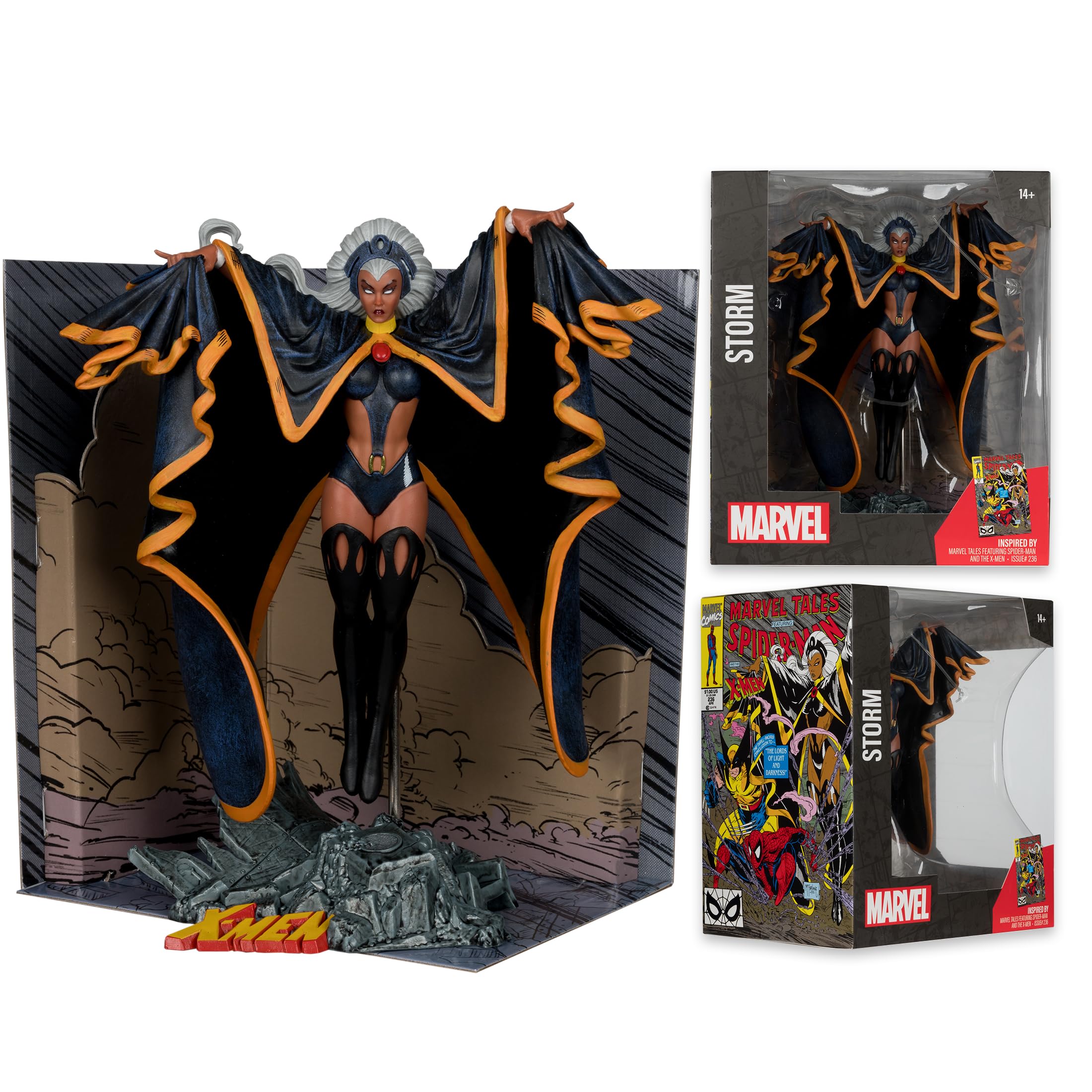 McFarlane Marvel Storm Marvel Tales 236 statua 1:10 con scena