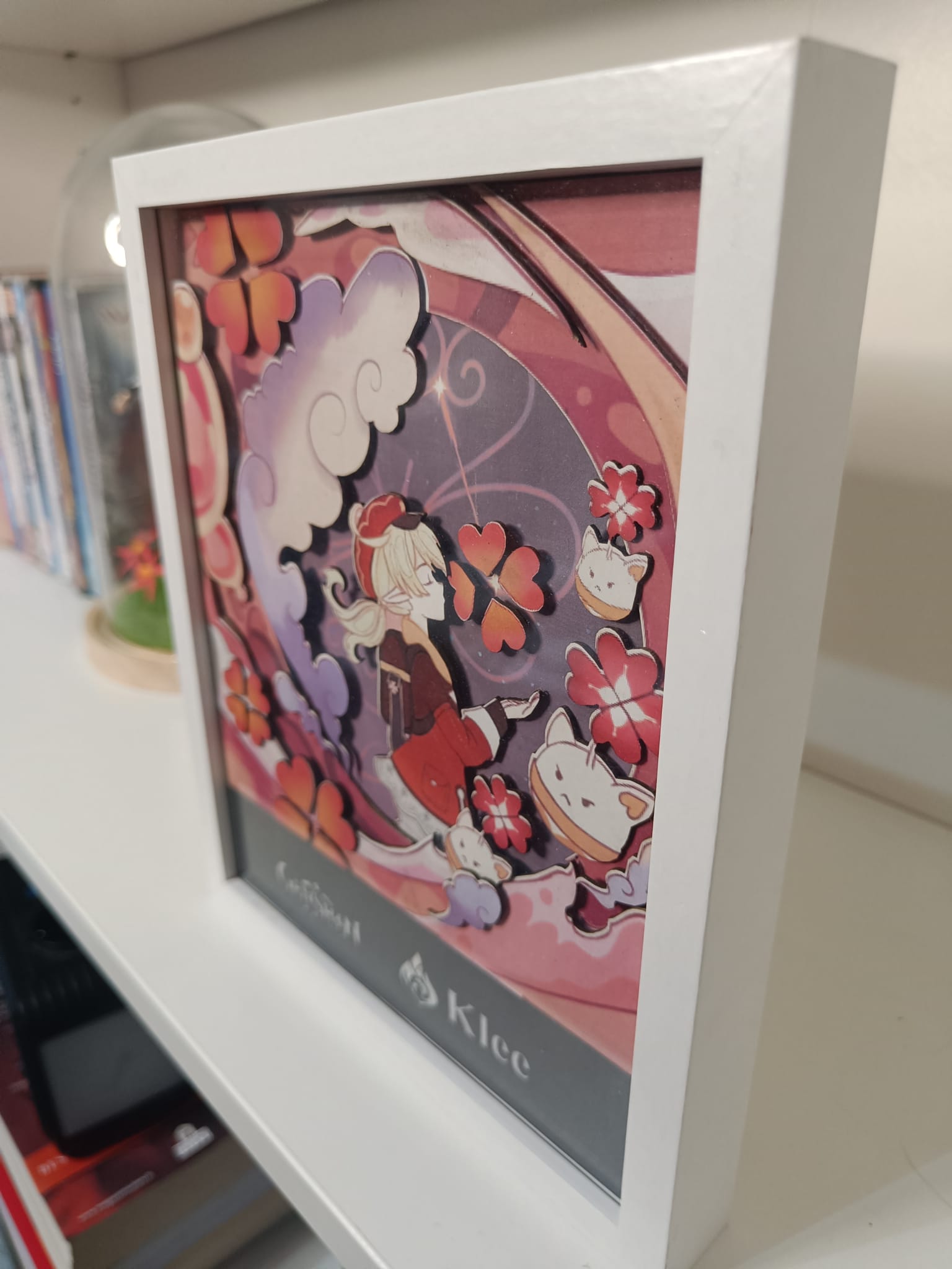Mondi di Luce Genshin Impact Klee Lightbox LED Rosa