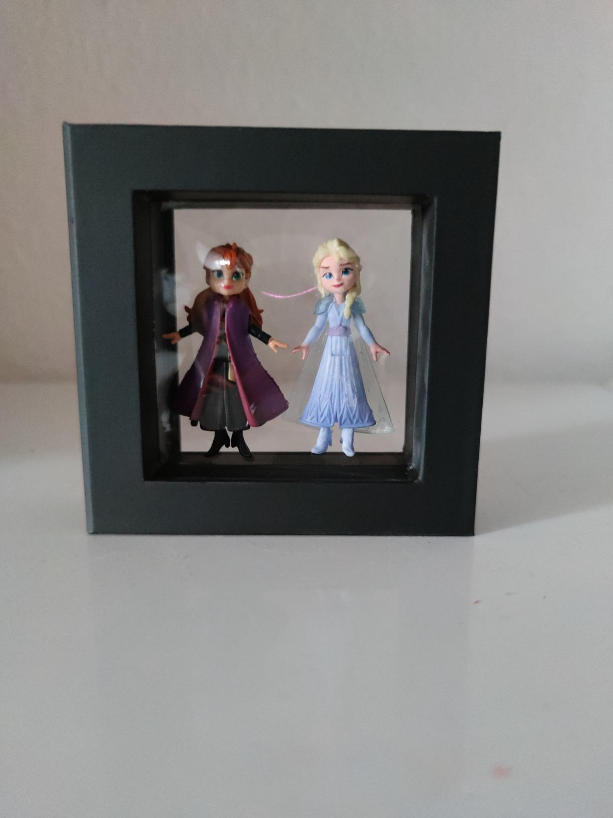 Safe Limbo cornice galleggiante 3D nera quadro magnetico