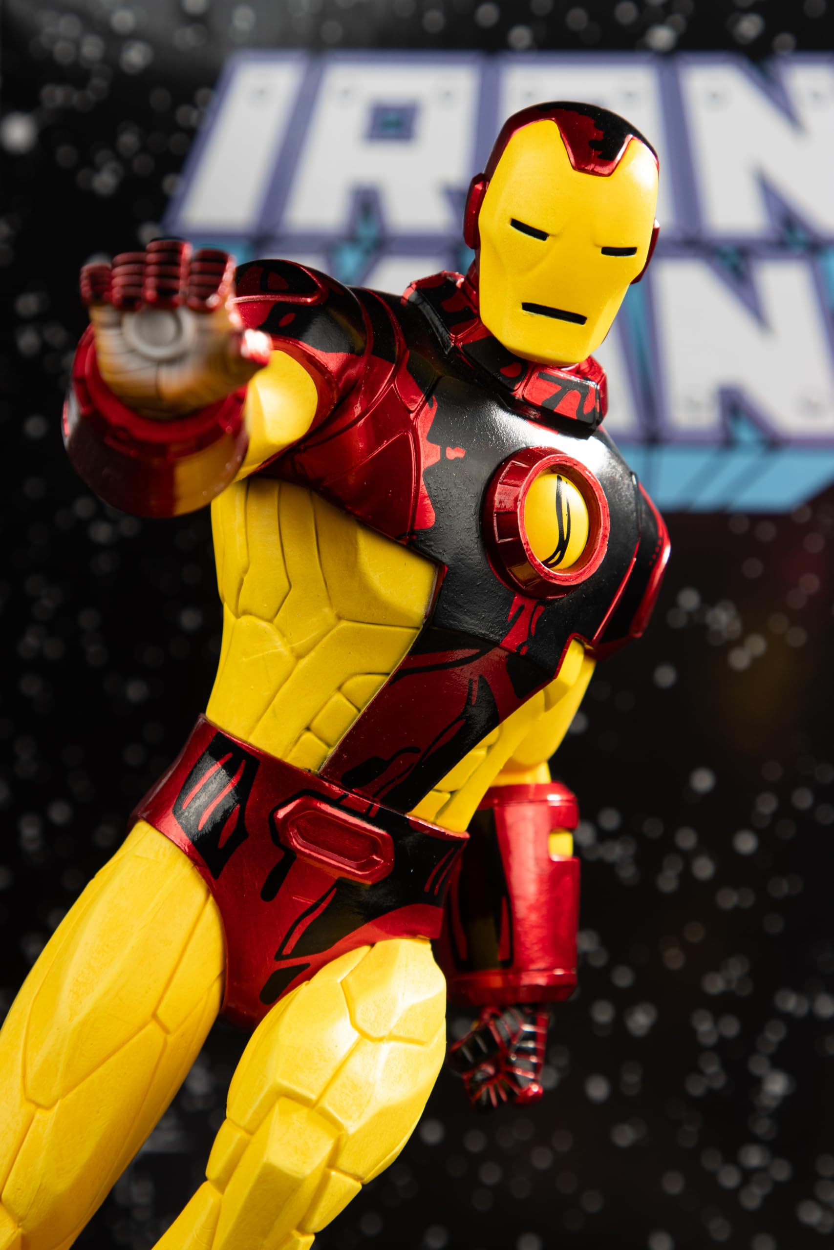 McFarlane Marvel Iron Man #256 statua 1:6 con scena e fumetto