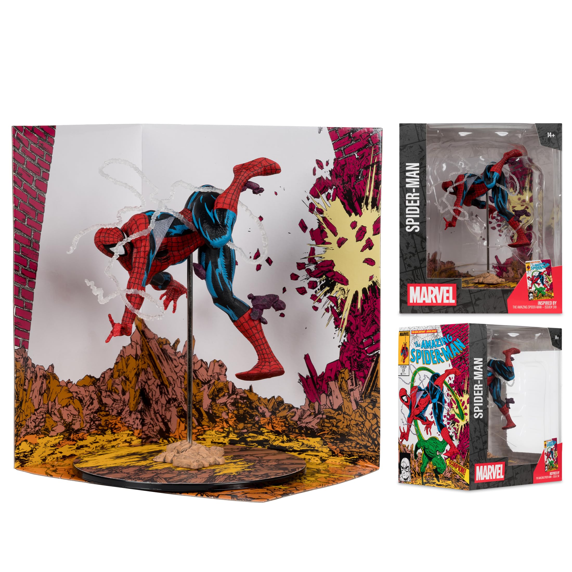 McFarlane Marvel Statua Spider-Man Amazing Spider-Man 318 1/10