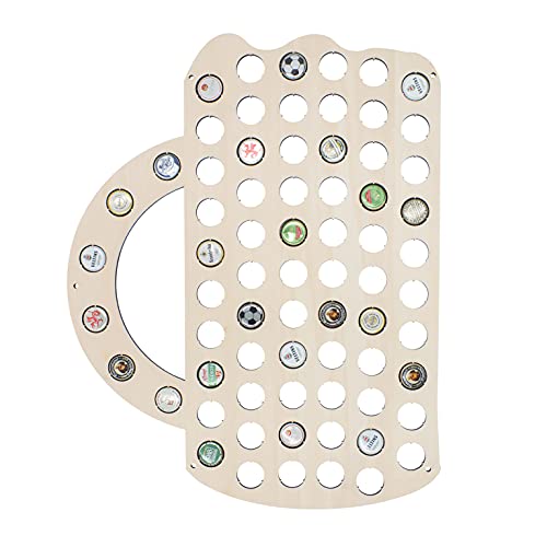 SAFE 36989 Quadro Boccale per 70 Tappi Birra in Legno