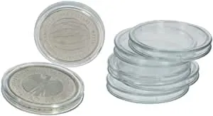 Safe 6736XL capsule monete 36 mm 25 pezzi trasparenti
