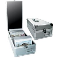 Safe 161 valigia monete alluminio con chiave divisori