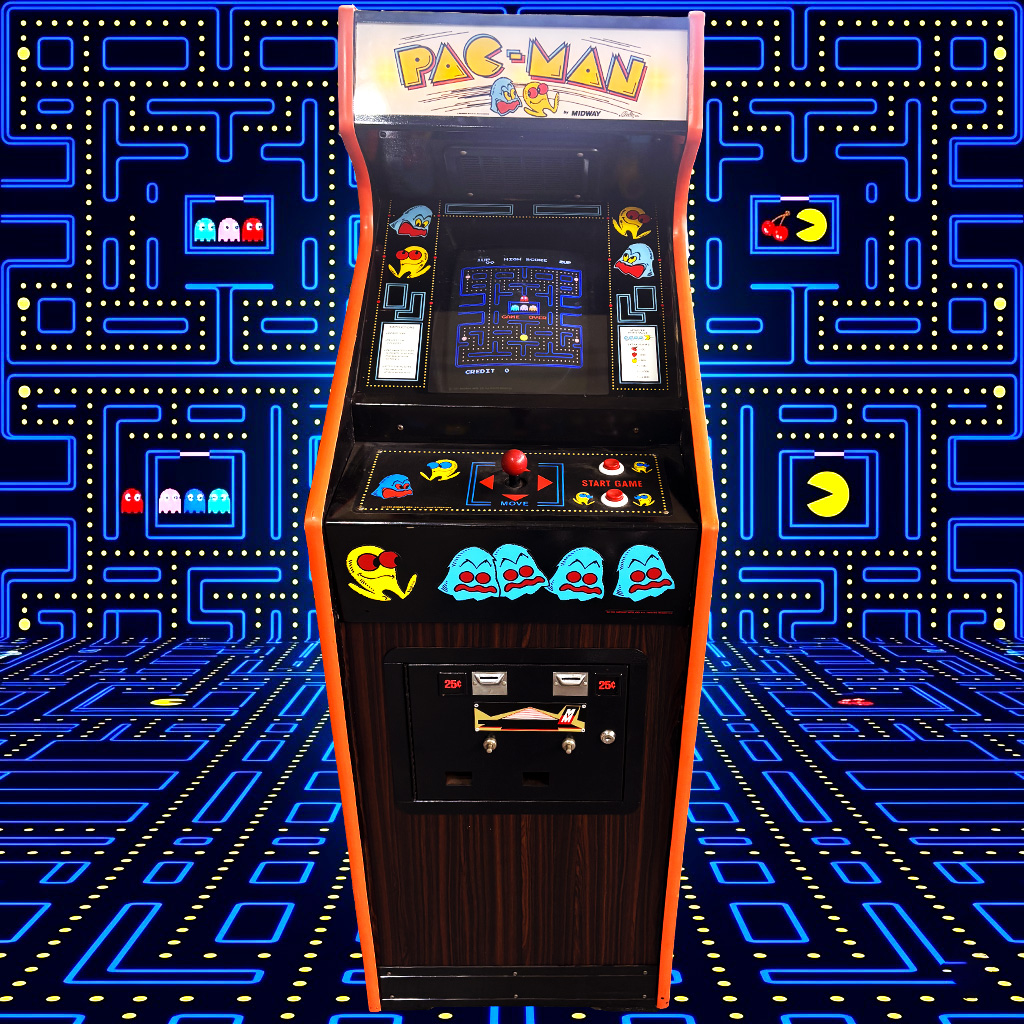 Arcade Story Pac-Man Cabaret cabinato arcade CRT 1980
