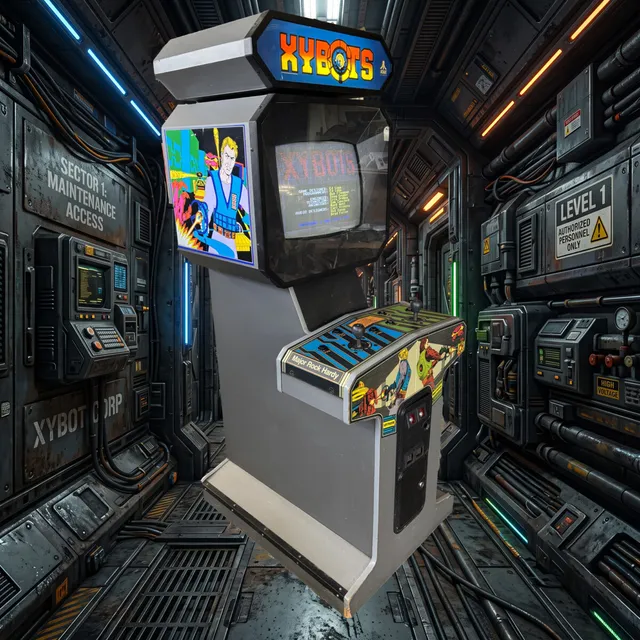 Arcade Story Arcade Xybots Cabinato Atari Sparatutto 1987
