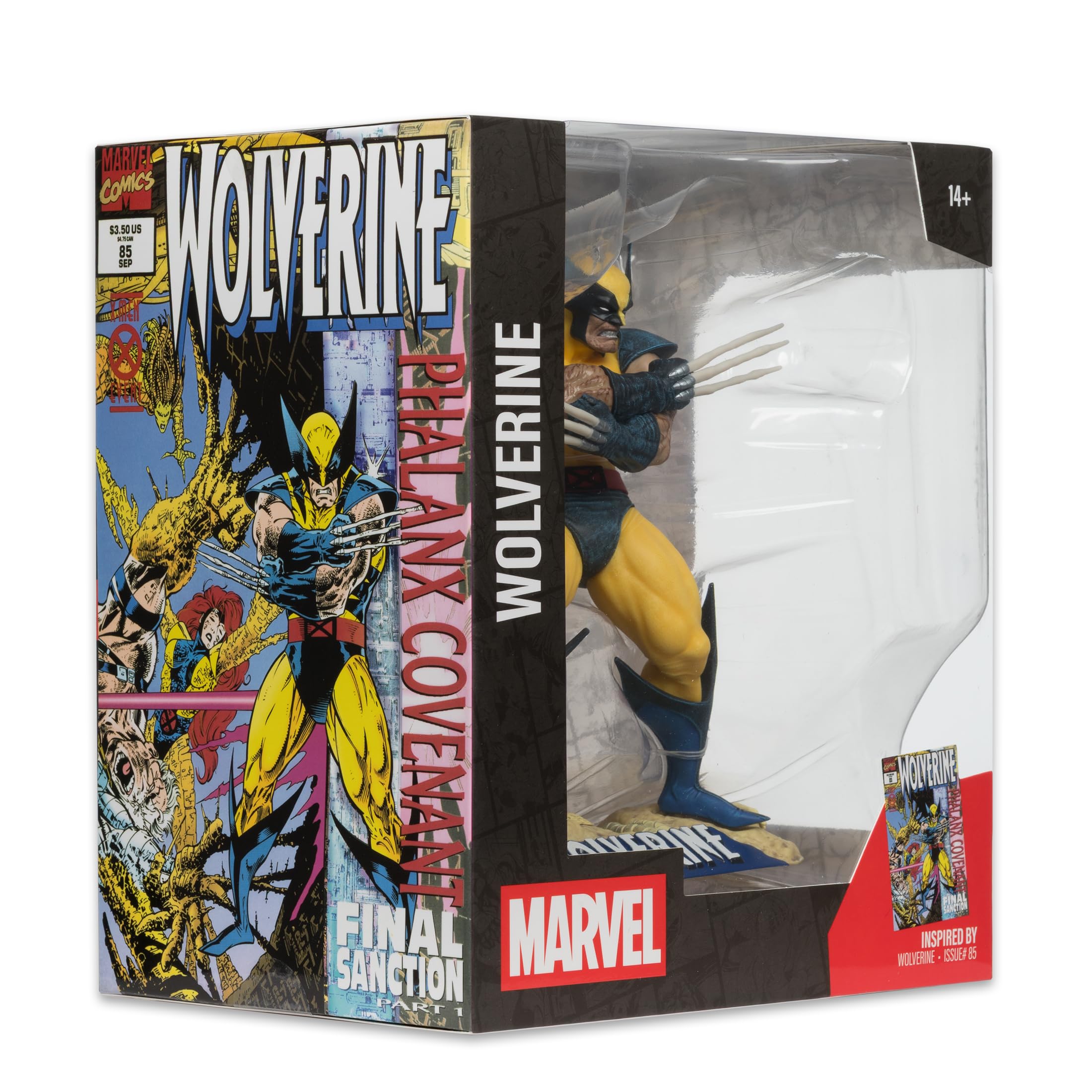 McFarlane Marvel Wolverine #85 statua 1:10 con scena