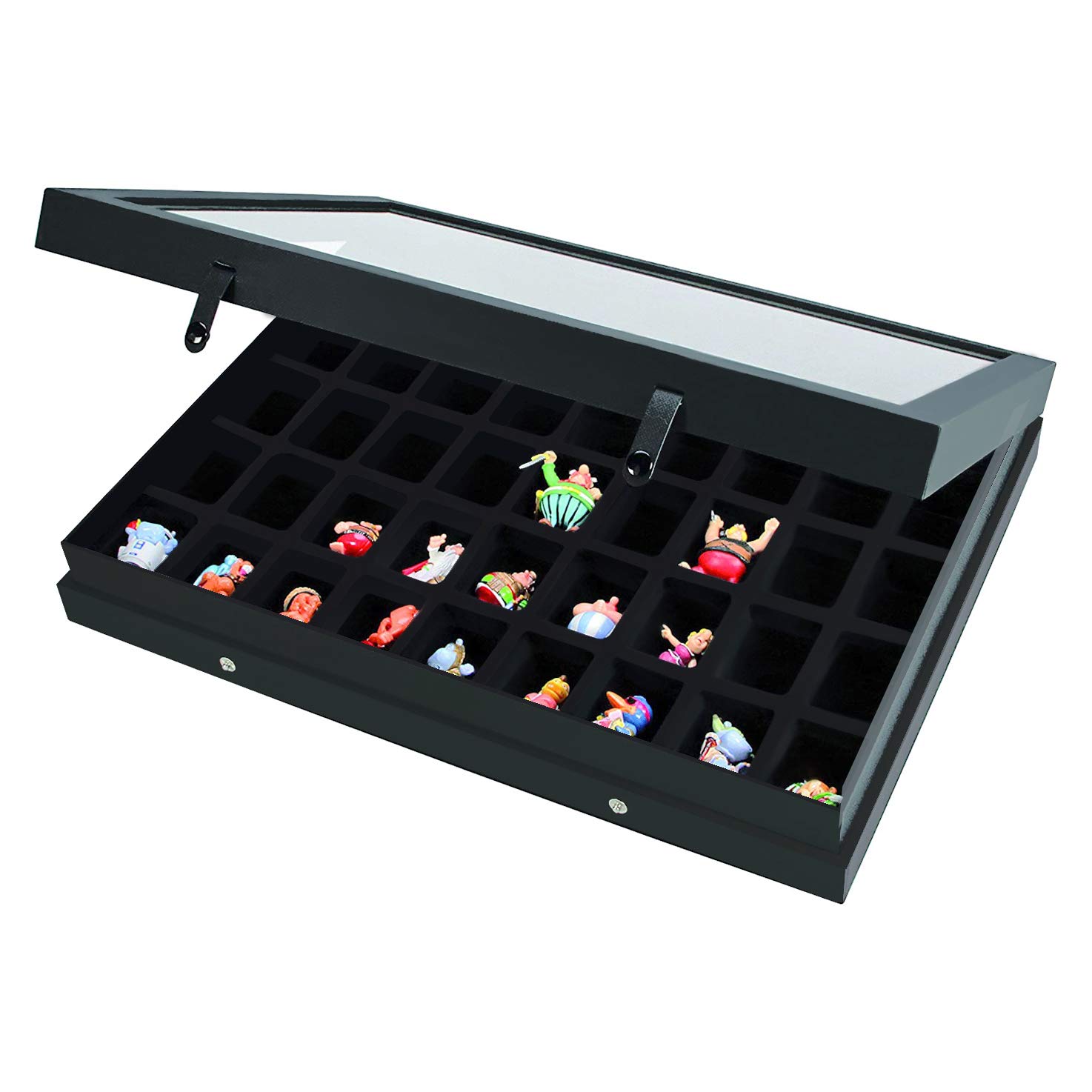 SAFE 5677 Vetrina Black Edition 40x30x5,5 cm con Vetro