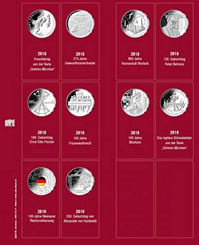 SAFE 7344-2 fogli album 20 euro Germania 2018-2019