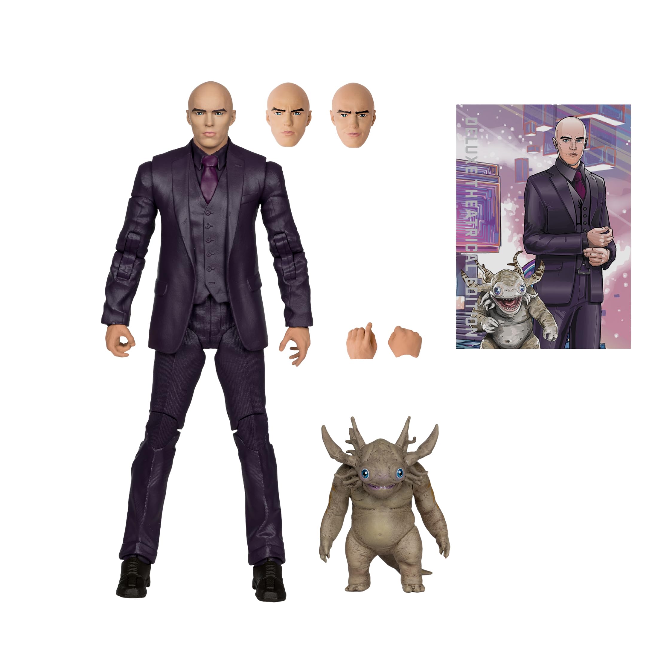 McFarlane DC Multiverse Lex Luthor action figure Baby Kaiju