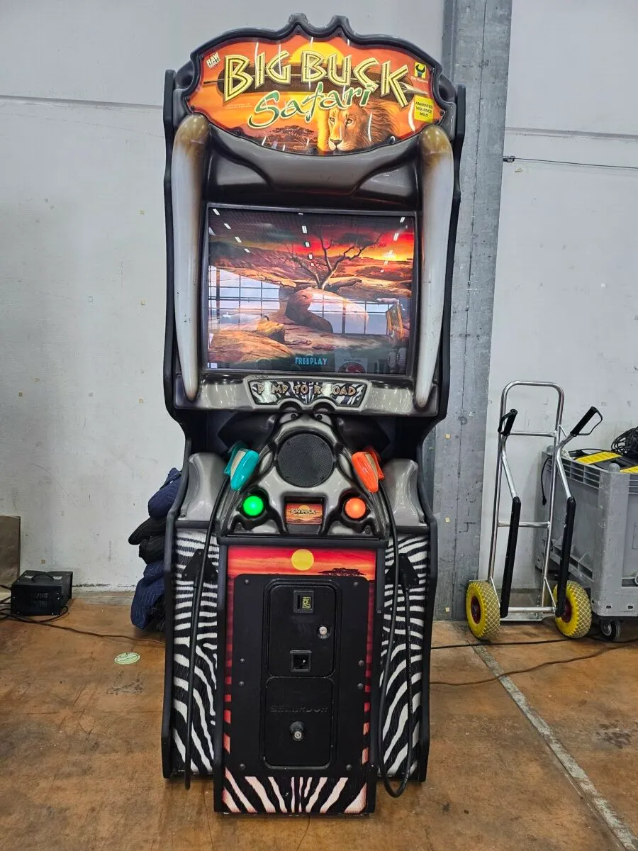 Arcade Story Anni 90 Big Buck Safari cabinato caccia