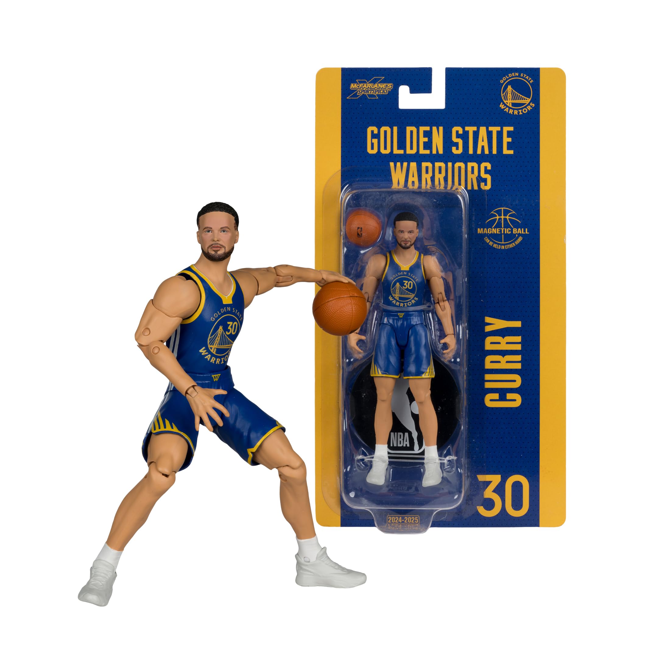 McFarlane NBA Stephen Curry action figure 15 cm Golden State