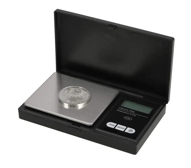 Safe Münz-Waagen bilancia precisione 0,01 g 300 g monete