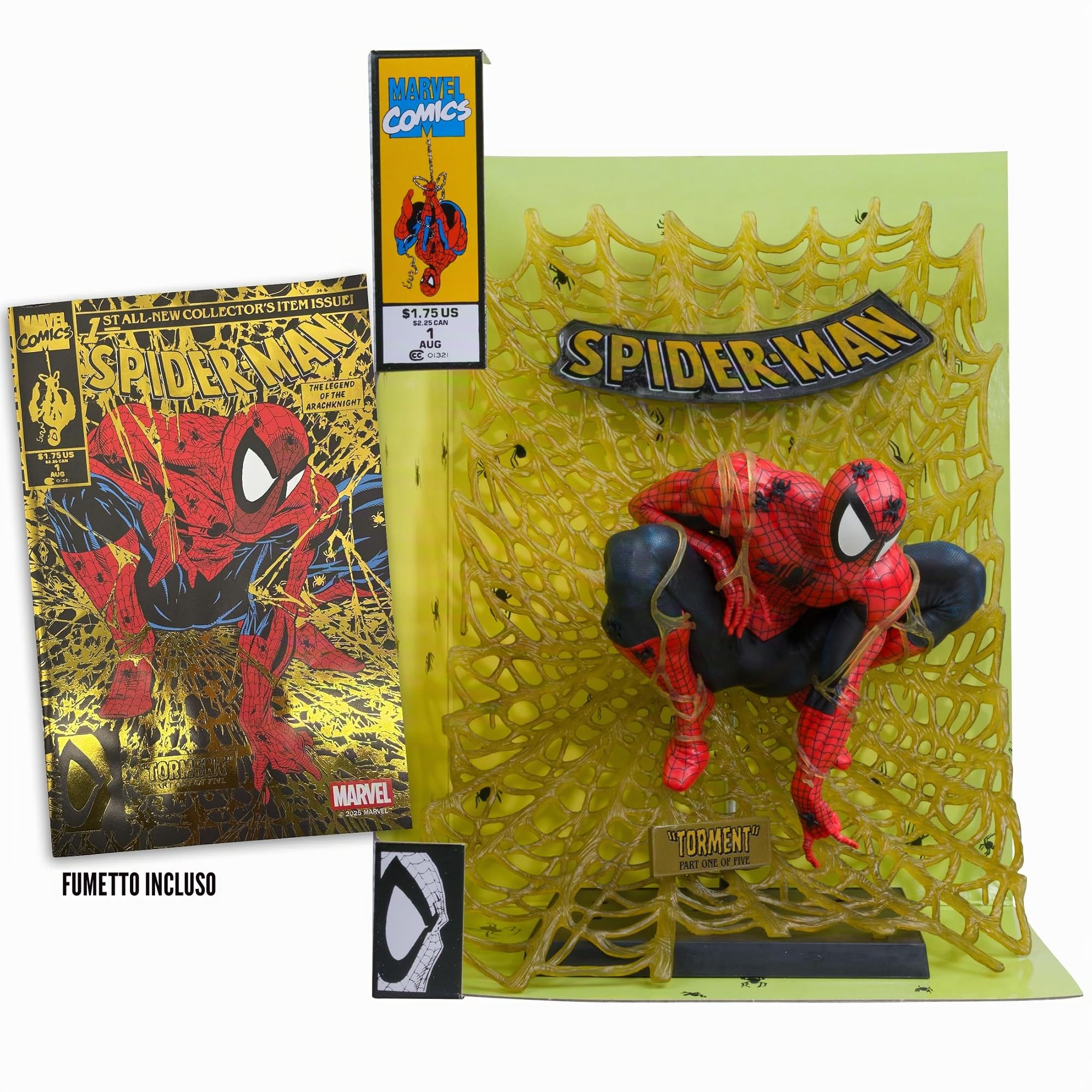 McFarlane Marvel Spider-Man #1 Gold Edition statua PVC 15 cm