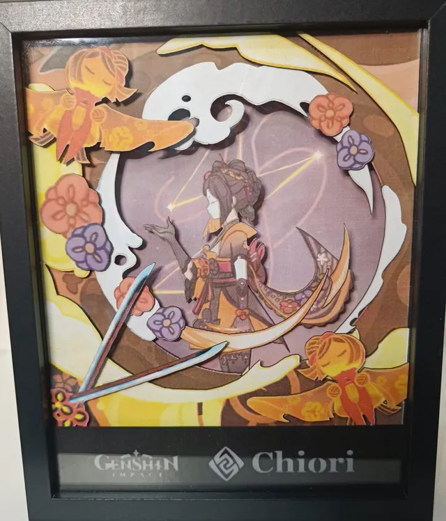 L'Atelier di Zelda Mondi di Luce Chiori lightbox Genshin Impact