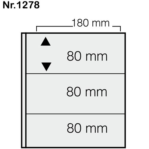 Safe 1269 ARTline Album Banconote con 8 Fogli per 32 Pezzi