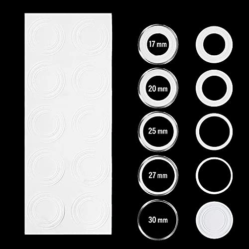 SAFE Set 100 capsule monete 30 mm con inserti foam