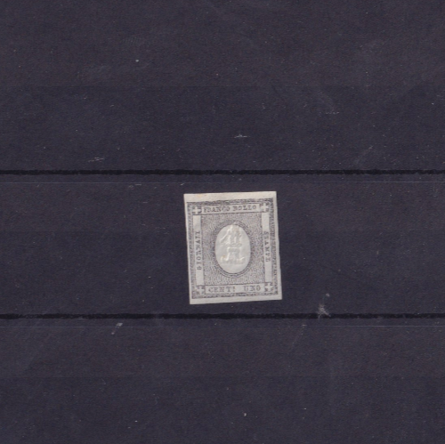 Regno Sardegna 1861 1 cent. per stampati francobollo MNH