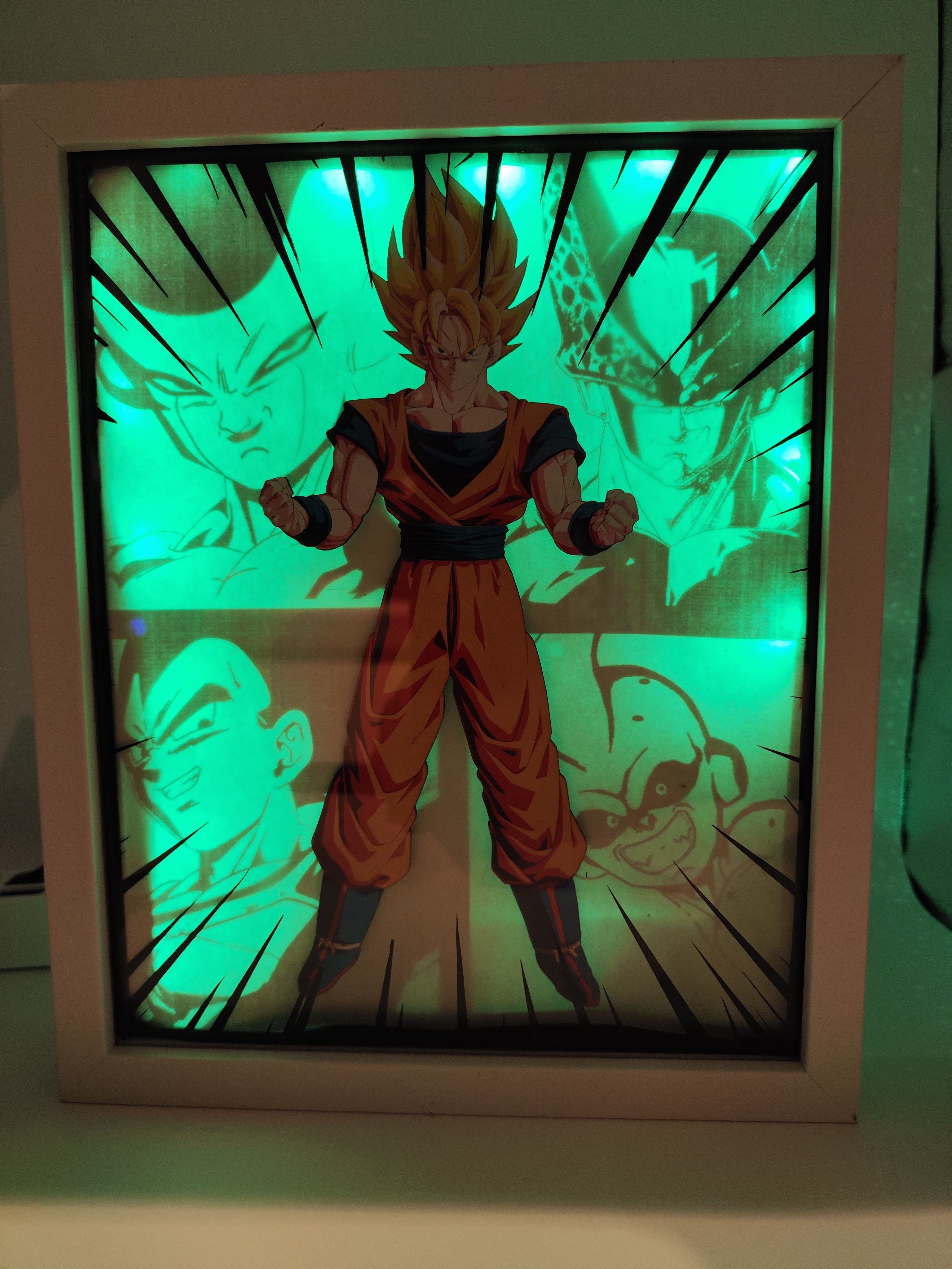 L'Atelier di Zelda Mondi di Luce Goku lightbox RGB USB