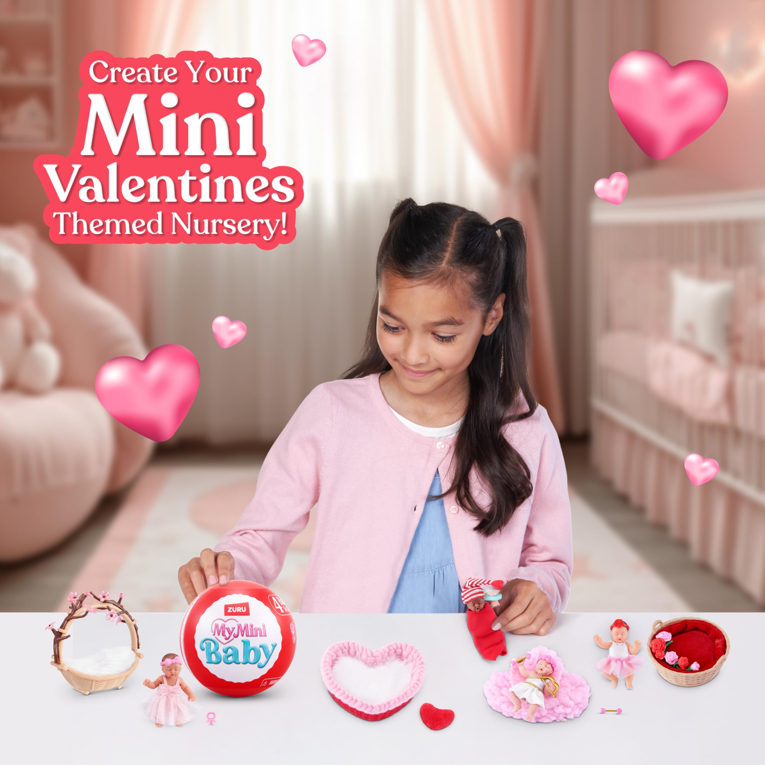 Zuru My Mini Baby Sweet Hearts Series 1 bambola mini 2 pack misteriosa