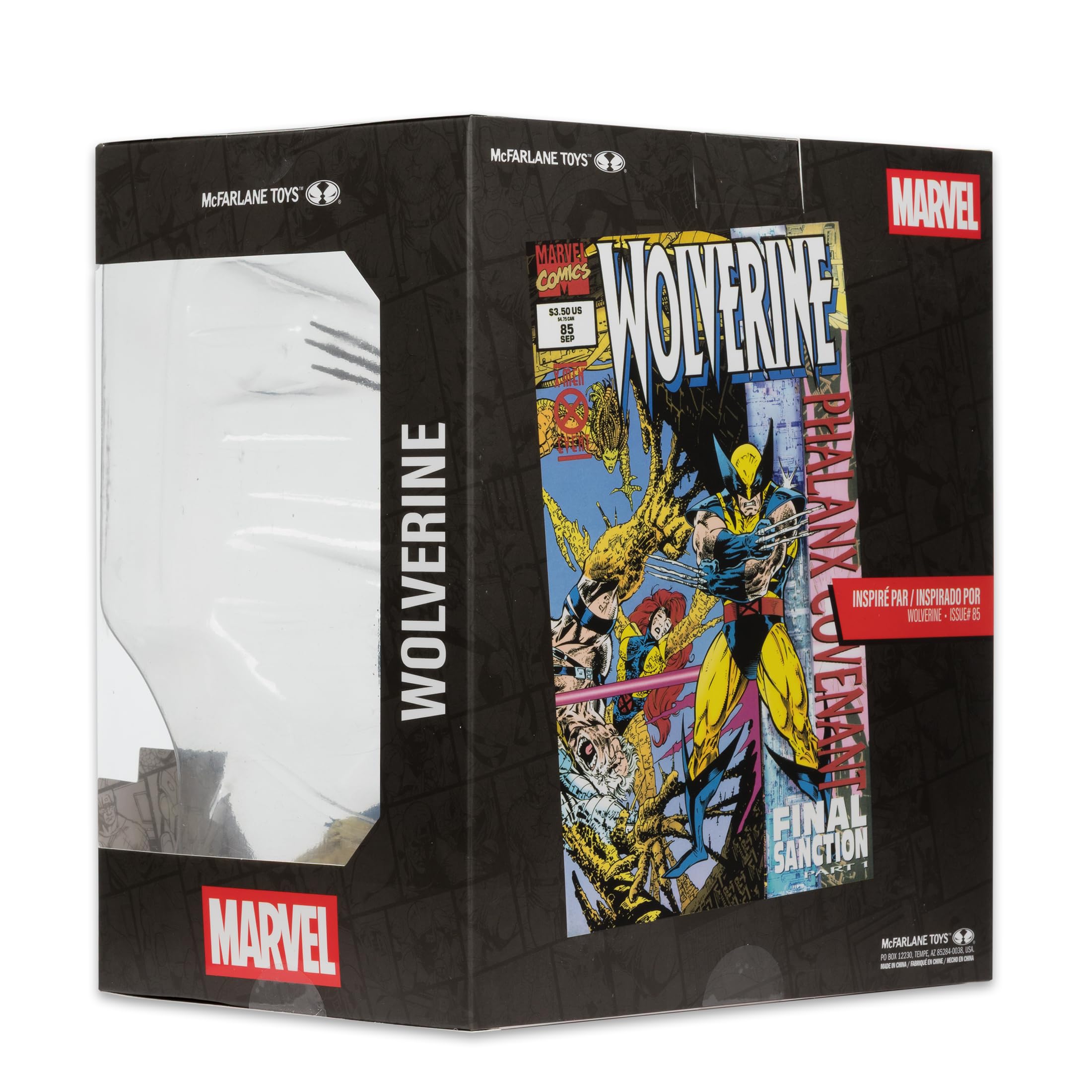 McFarlane Marvel Wolverine #85 statua 1:10 con scena