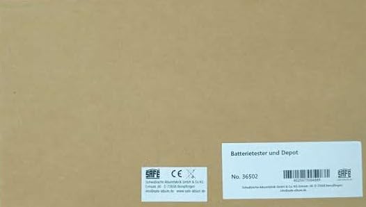 SAFE Tester digitale batterie AA AAA C D 9V organizer 110 posti
