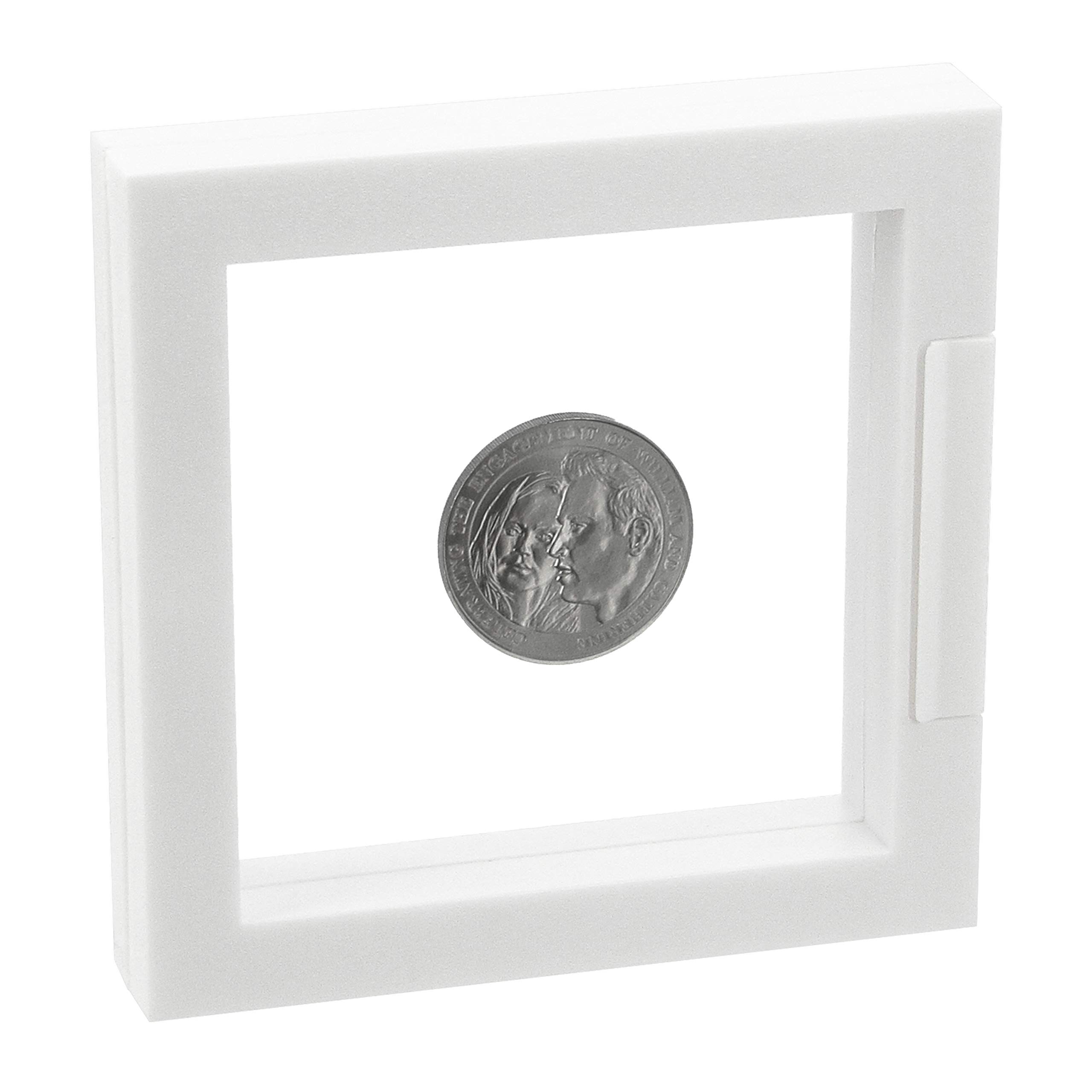 SAFE 4500 Schweberahmen cornice bianca 13x13 cm per monete