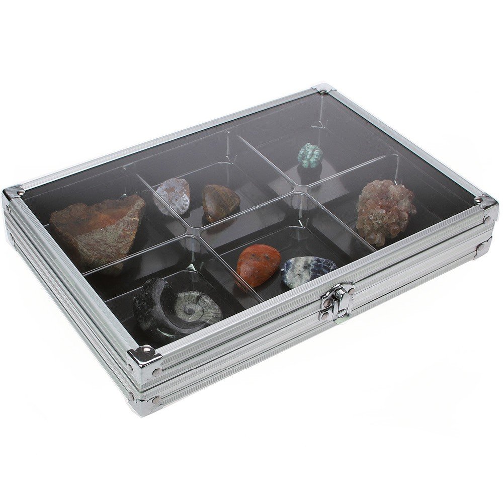 SAFE Vitrinen 5615 vetrina alluminio 6 scomparti blu