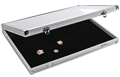 Safe Vitrinen 5882 Vetrina Alluminio Velluto Nero 395x300