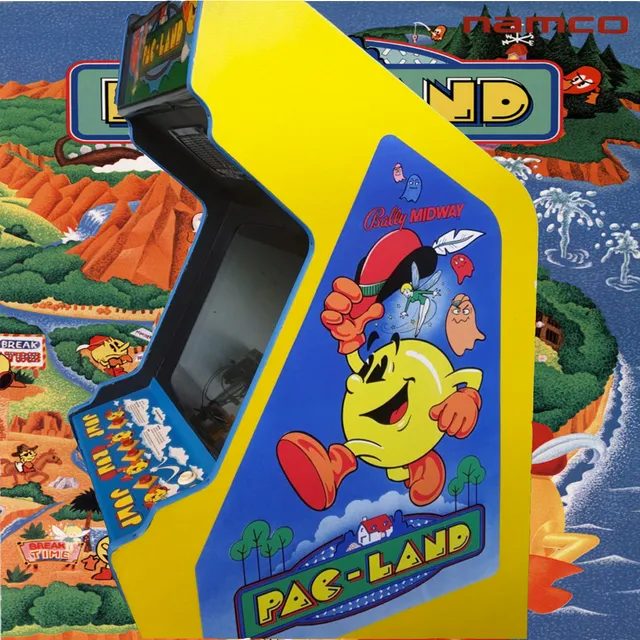 Arcade Story Arcade Pac-Land 1984 Namco cabinato arcade originale