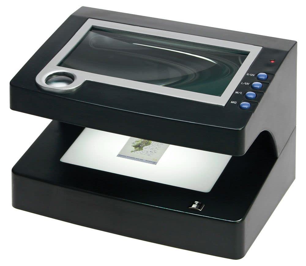 SAFE PHILALUX 3 lampada UV lente test banconote monete