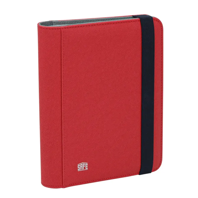 Safe Sammelkarten album 160 carte rosso soft-touch
