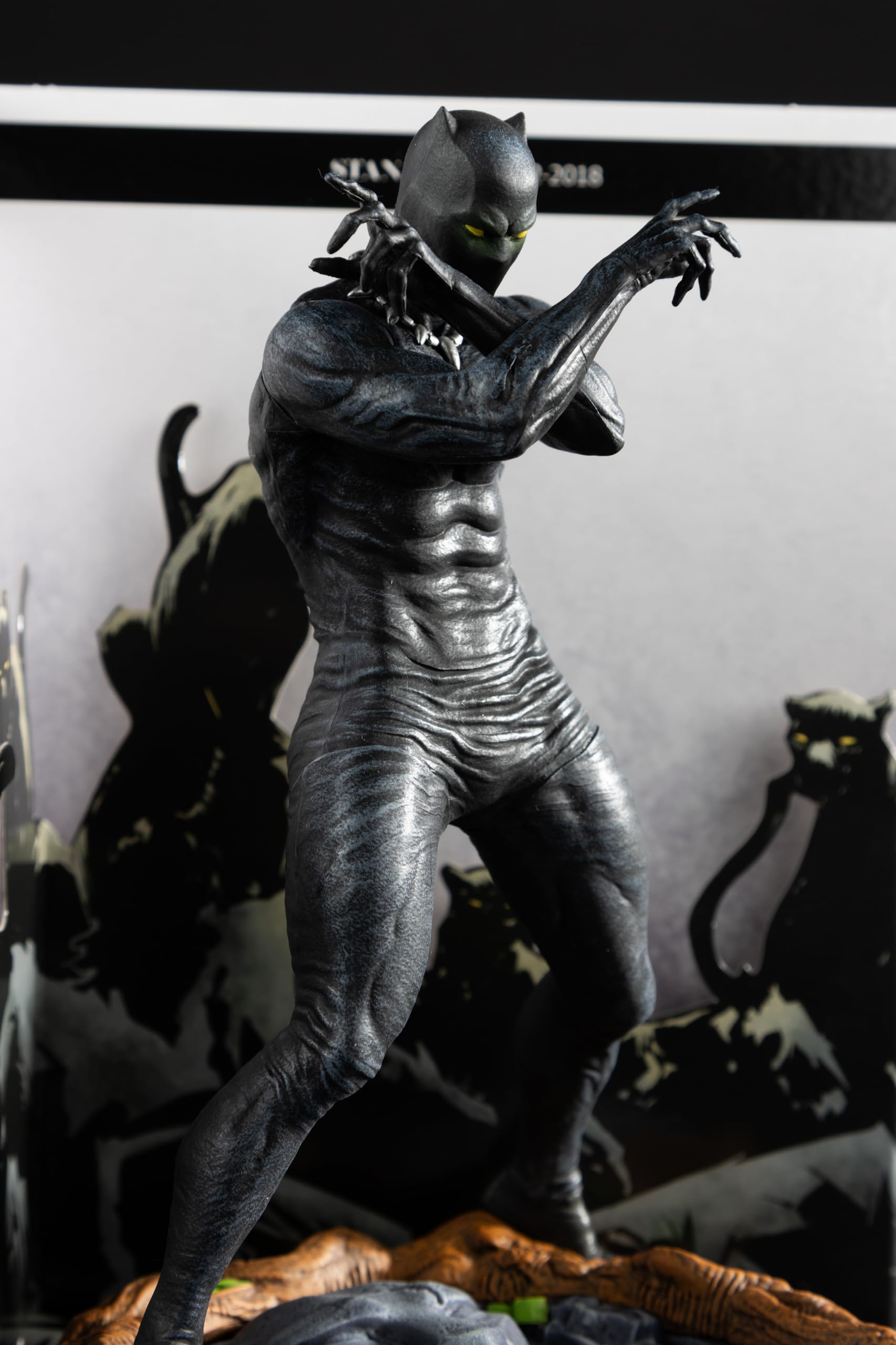 McFarlane Marvel Black Panther Knights #4 statua 1:10 con scena