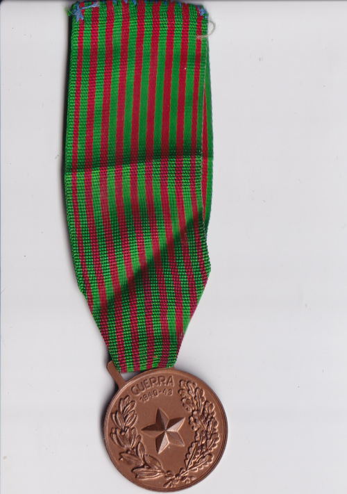 Medaglia Guerra Liberazione Campagna 1940-43 con Nastro