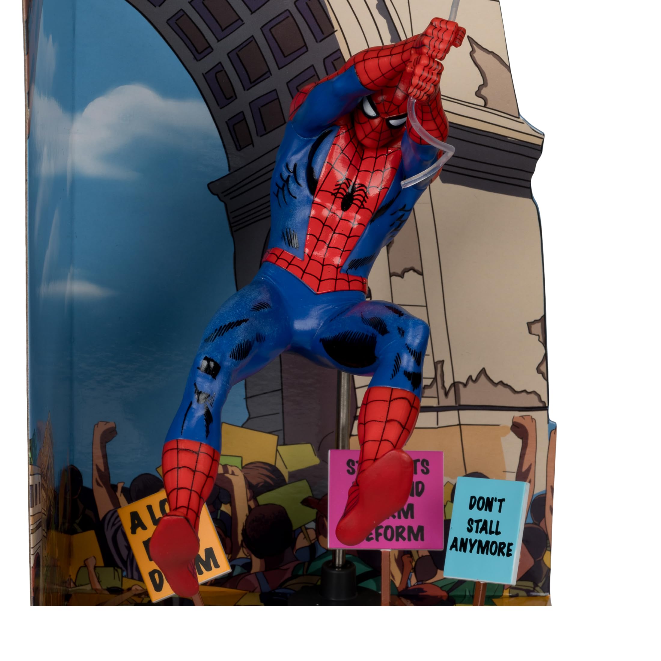 McFarlane Marvel Spider-Man Gold Label Amazing 68 statua 1:10 scena