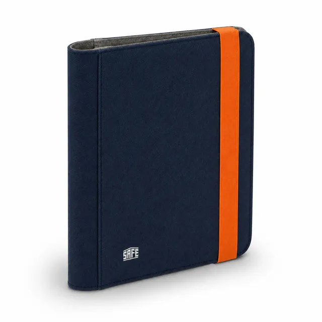 Safe Sammelkarten album 160 carte blu scuro soft-touch