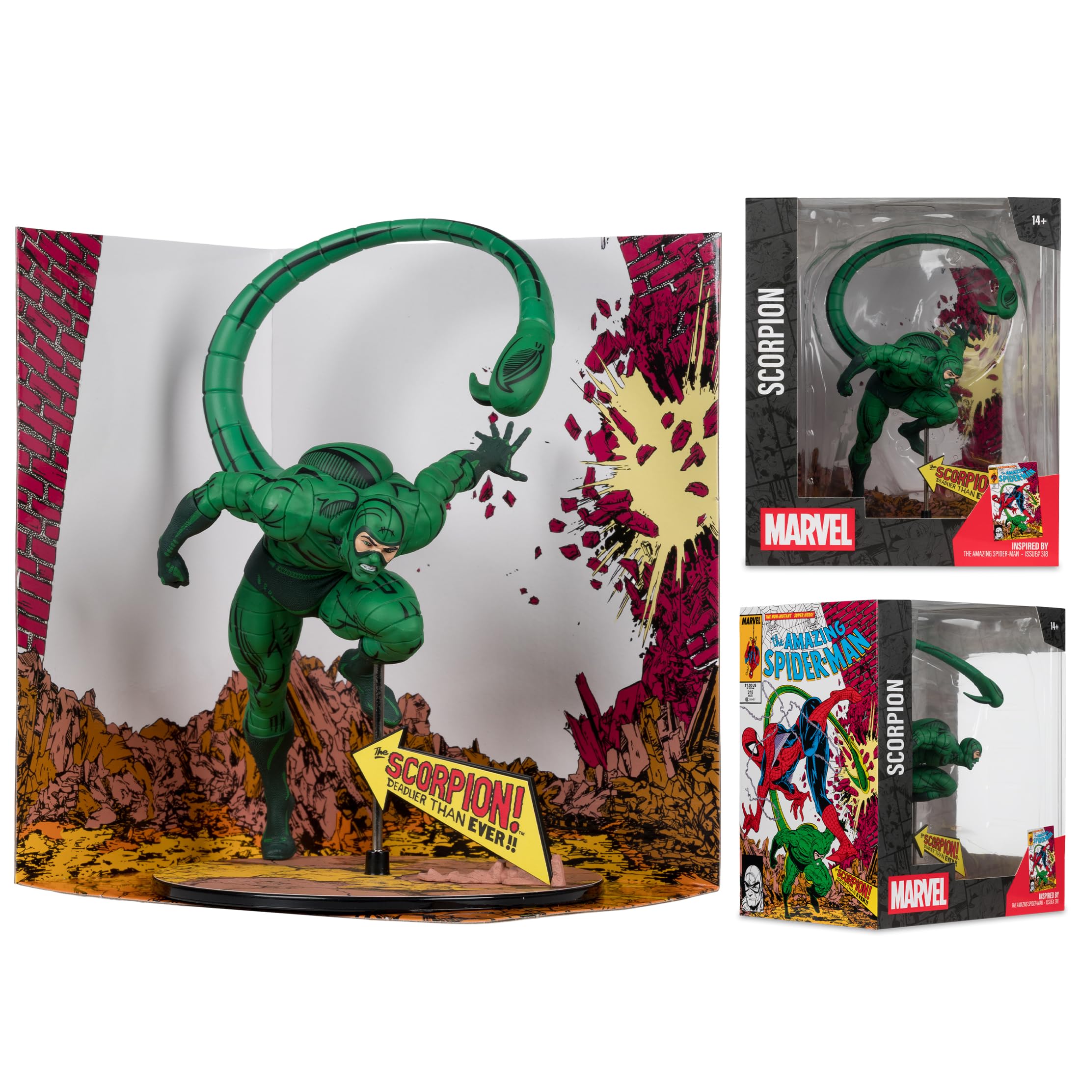 McFarlane Marvel Scorpione Statua 1/10 Amazing 318