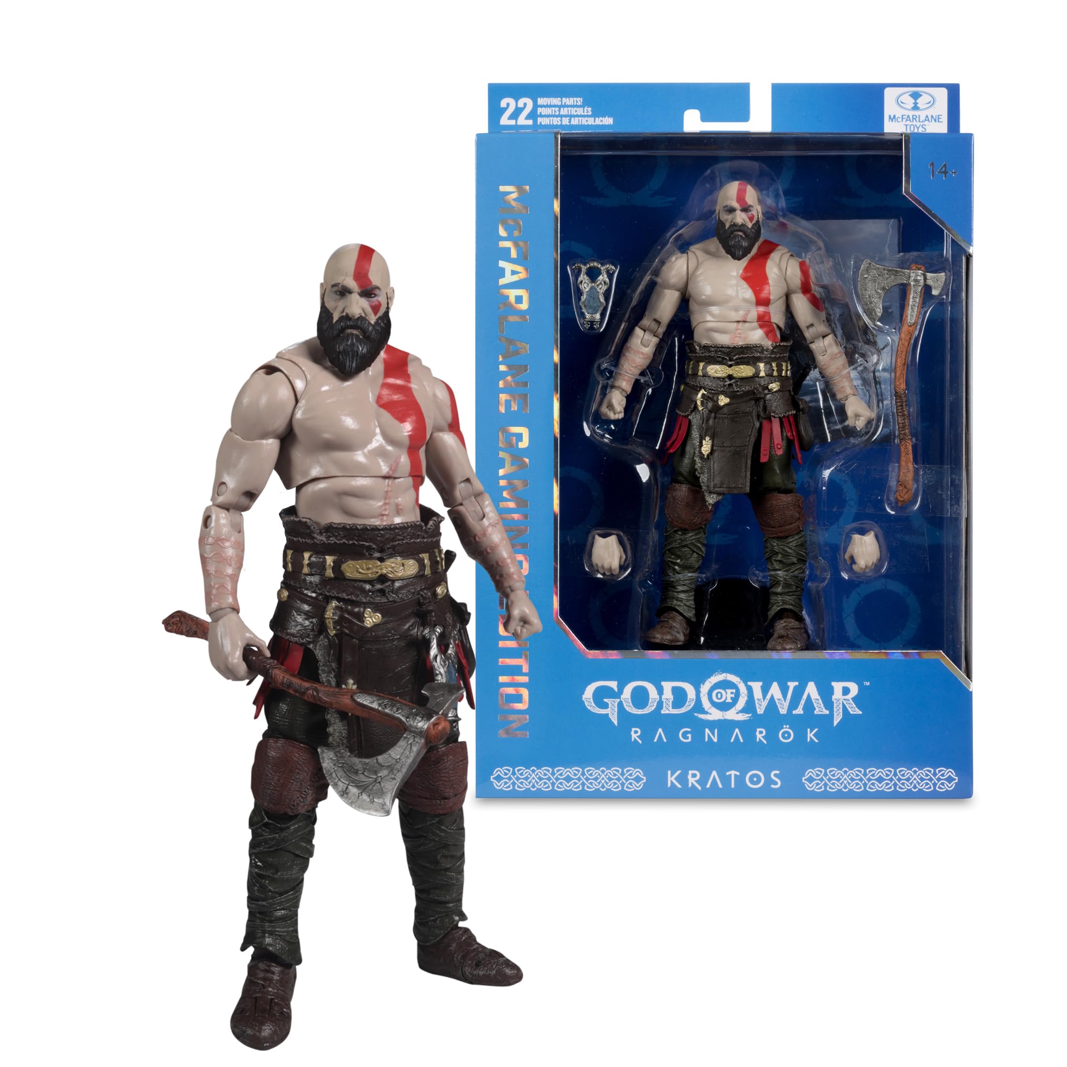 McFarlane God of War Kratos action figure 18 cm con ascia