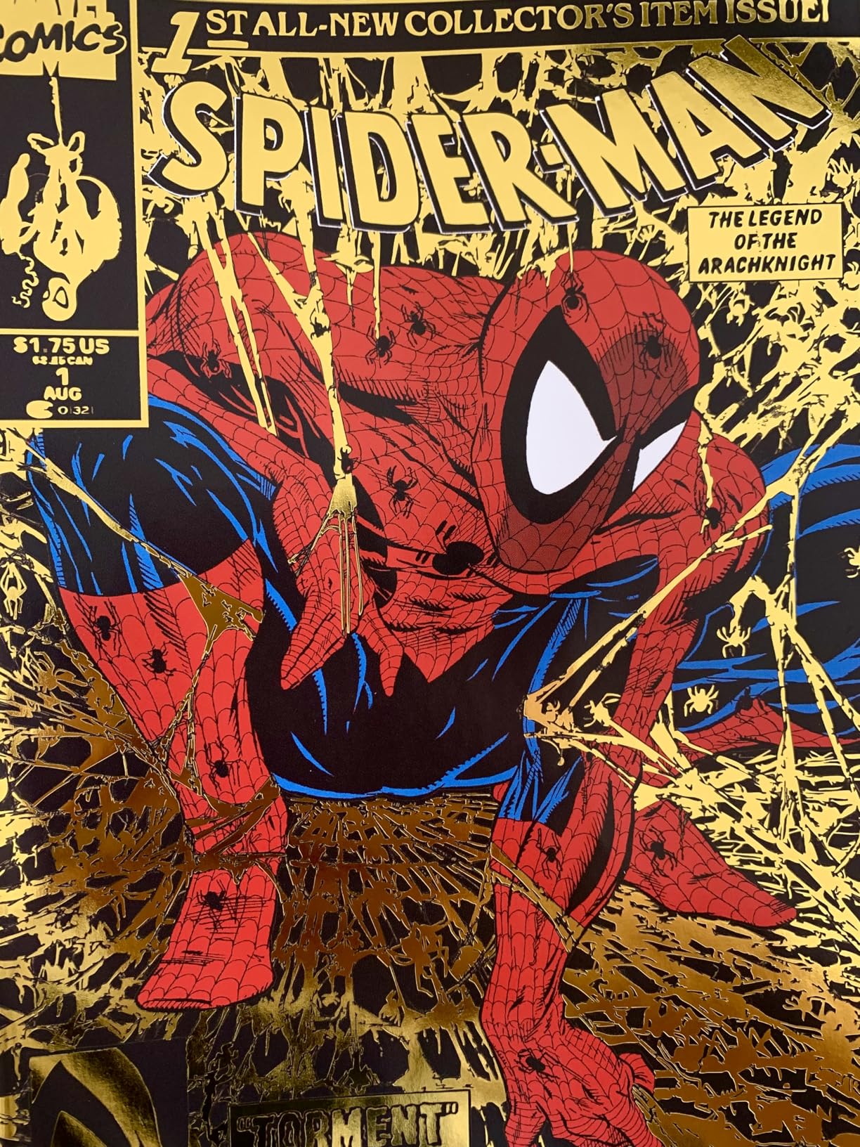 McFarlane Marvel Spider-Man #1 Gold Edition statua PVC 15 cm