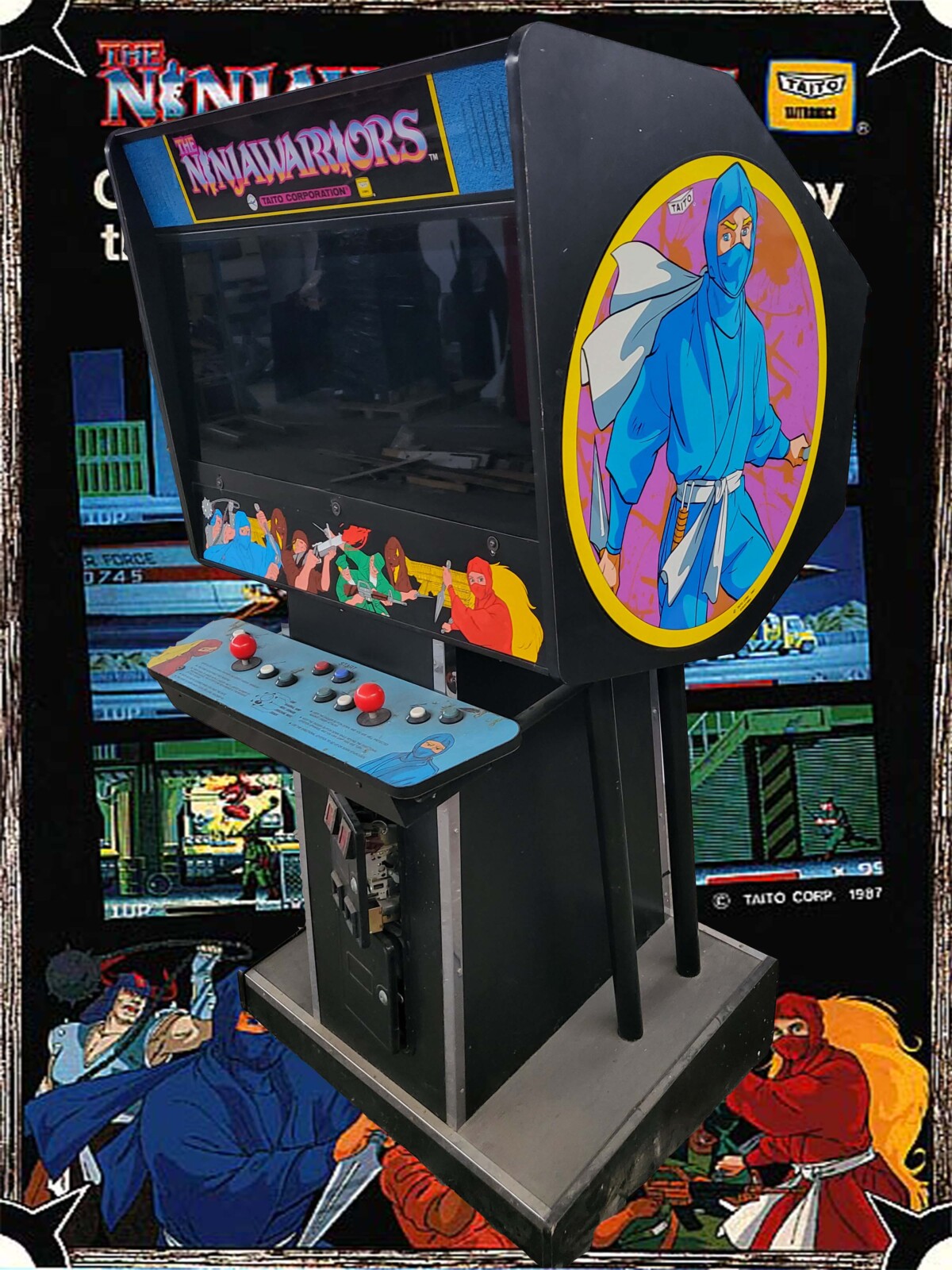Arcade Story Picchiaduro Ninja Warriors cabinato arcade