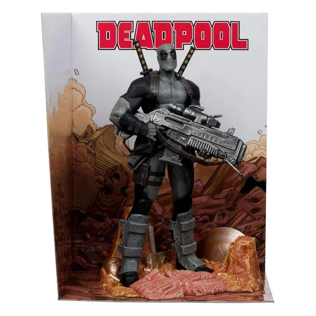 McFarlane Marvel Deadpool Grey Chase Statua PVC 27 cm 1/6