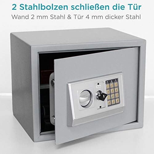 Safe 3992 Cassaforte Midi Acciaio con Codice e Chiave