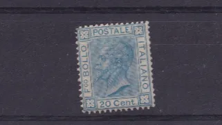 Regno d'Italia Vitt Emanuele II 1867 20c Torino MNH centrato