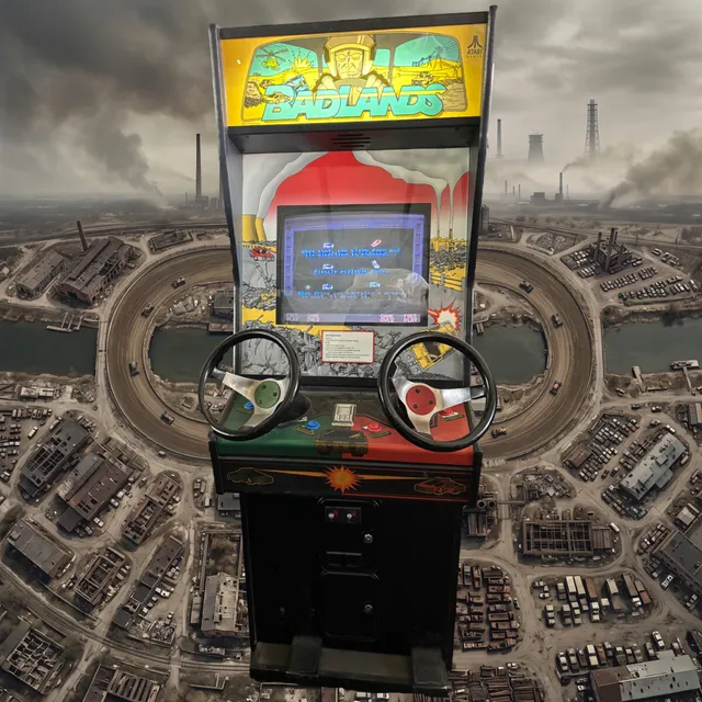 Arcade Story Arcade Badlands Cabinato Arcade Originale 1989 CRT