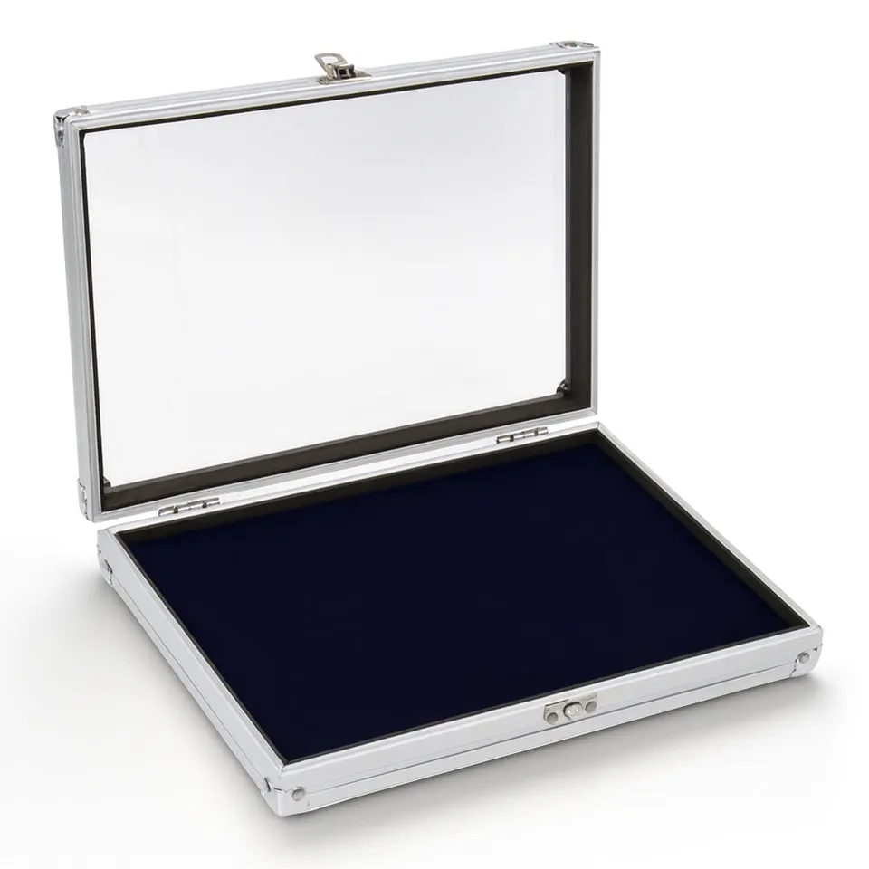 Safe Group 5618 Vetrina Alluminio Velluto Blu 295x190