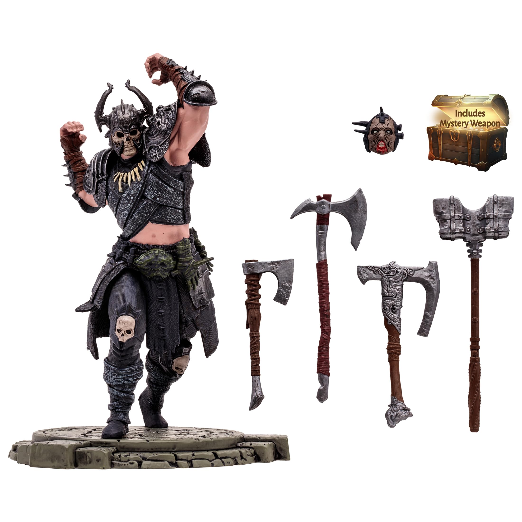 McFarlane Diablo IV Barbaro action figure 15 cm con armi