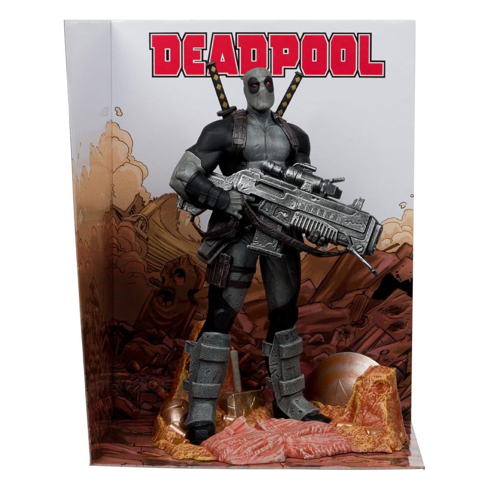 McFarlane Marvel Deadpool Grey Chase Statua PVC 27 cm 1/6