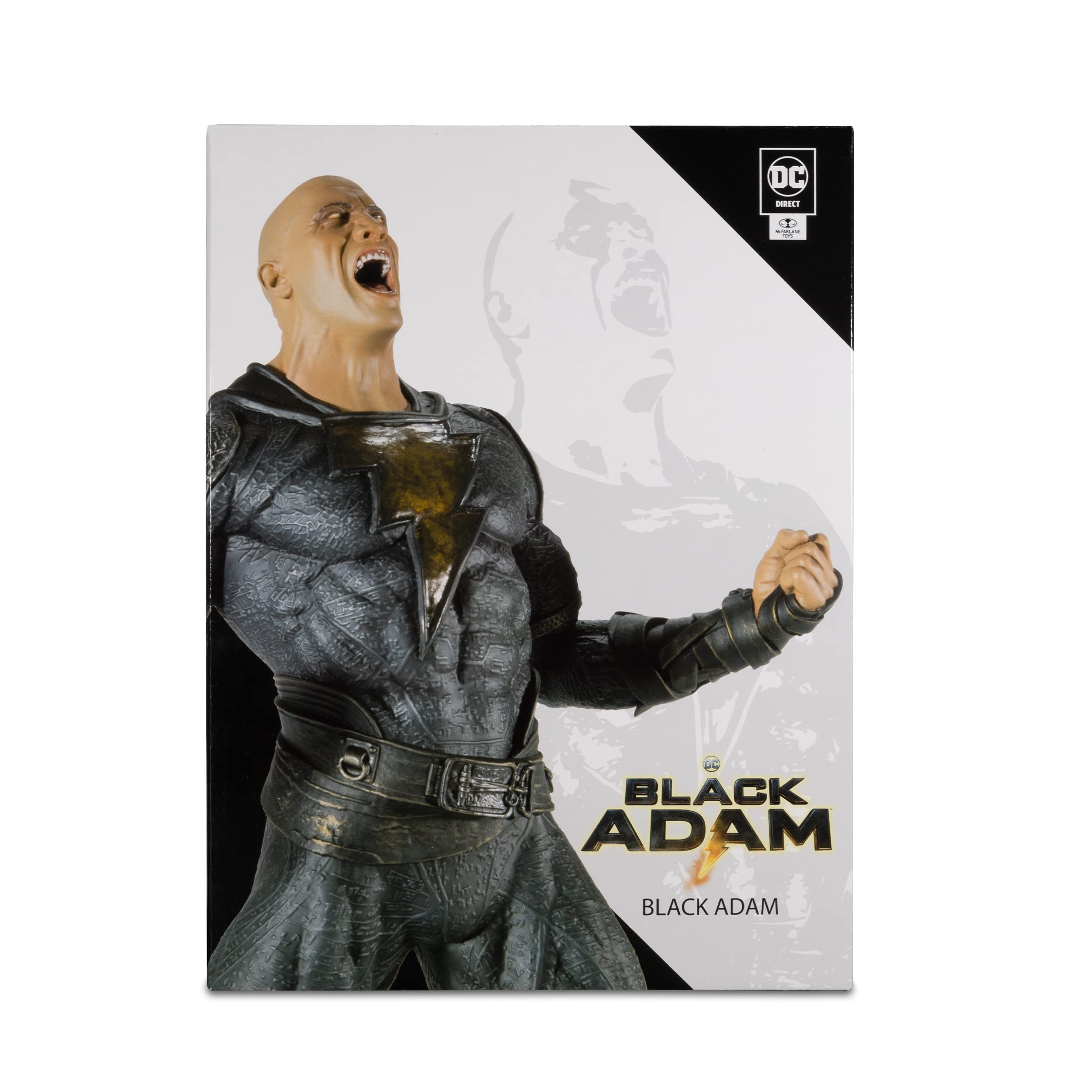 McFarlane DC Direct Black Adam statua resina film
