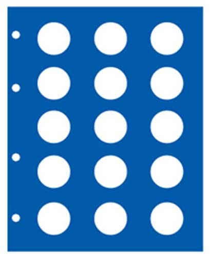 SAFE 7854 Foglio TOPset 15 Monete 2 Euro Commemorative Blu