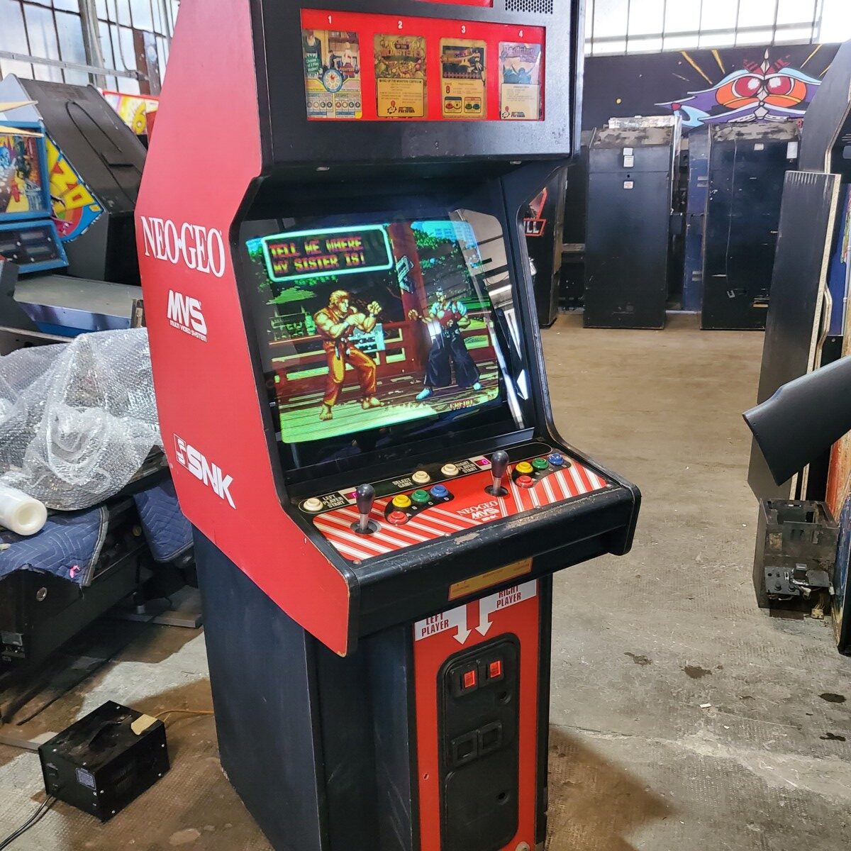 Arcade Story Arcade Neo Geo 4 Slot cabinato MVS multigioco